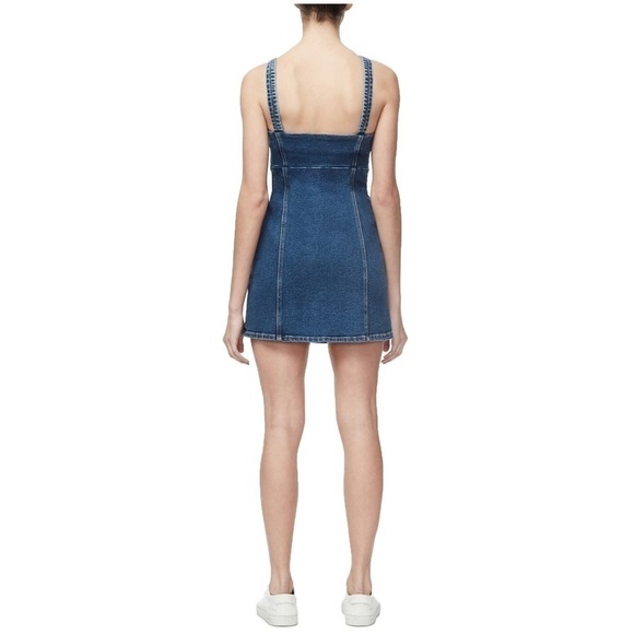 NWT GOOD AMERICAN Denim Button Dress, Size 3 - Picture 2 of 4